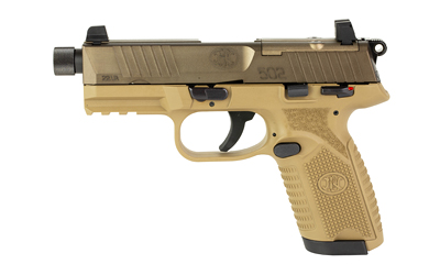 FN 502 Tactical .22 LR 4.6in FDE Optics-Ready