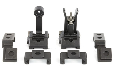 Griffin Armament M2 Picatinny folding front and rear sights deploy kit, black matte