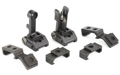 Griffin Armament M2 Picatinny folding front and rear sights deploy kit, black matte