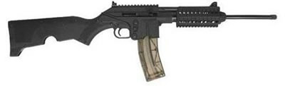 KelTec SU22C .22 LR rifle with folding stock and Picatinny rail, black finish