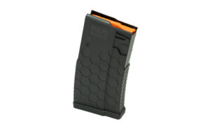Hexmag SR-25 10-round black polymer magazine PolyHex2 HEXTURE