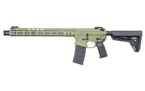 Noveske Infidel G4 5.56 rifle 13.7" pinned barrel green Magpul MOE SL stock