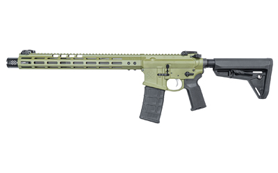 Noveske Infidel G4 5.56 rifle 13.7" pinned barrel green Magpul MOE SL stock