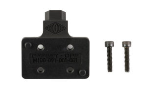 Reptilia AUS Offset Mount in black for Leupold DeltaPoint Pro and DPP-footprint MRDS