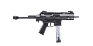 B&T SPC9 PDW 9mm pistol black with 6.5 inch barrel and Tele brace