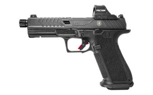 Shadow Systems DR920 War Poet 9mm 5-inch fluted threaded barrel with Holosun 507C in black