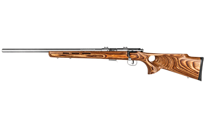 Savage Arms 93R17 BTVLSS .17 HMR 21 inch left-hand thumbhole laminate rifle