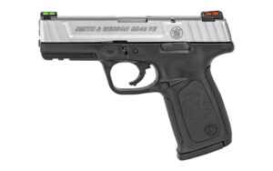 Smith & Wesson SD40 VE pistol .40 S&W 4-inch stainless slide polymer frame fiber-optic sights