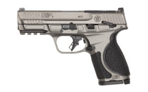 Smith & Wesson M&P9 M2.0 Metal Compact 9mm pistol, 4-inch barrel, gray Cerakote finish