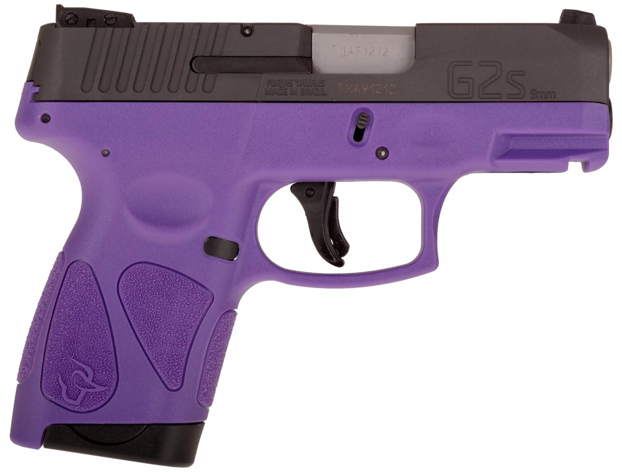 Taurus G2S 9mm Compact, Dark Purple Frame, 7+1