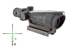 Trijicon ACOG 3.5x35 dual-illuminated green crosshair scope with TA51 mount