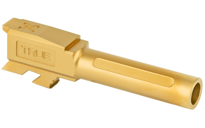 True Precision G43 match barrel gold tin, 9mm, fits Glock 43/43X