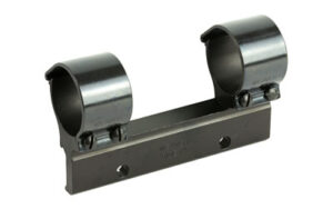 WEAVER detachable side mount bracket with 1-inch high rings in black gloss