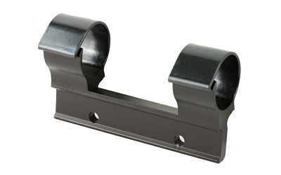 WEAVER detachable side mount bracket with 1-inch high rings in black gloss