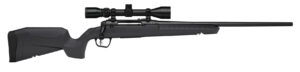 Savage Axis 2 XP .22-250 Rem 22 in gray synthetic stock with factory-mounted 3-9x40 scope