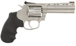 Colt King Cobra Target .22 LR revolver 4.25in matte stainless with Hogue overmolded grip and fiber optic sight