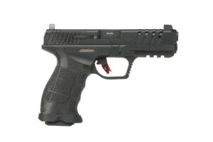 SAR Arms SAR9 SOCOM 9mm pistol 5.20 inch threaded barrel black Cerakote optic-ready slide