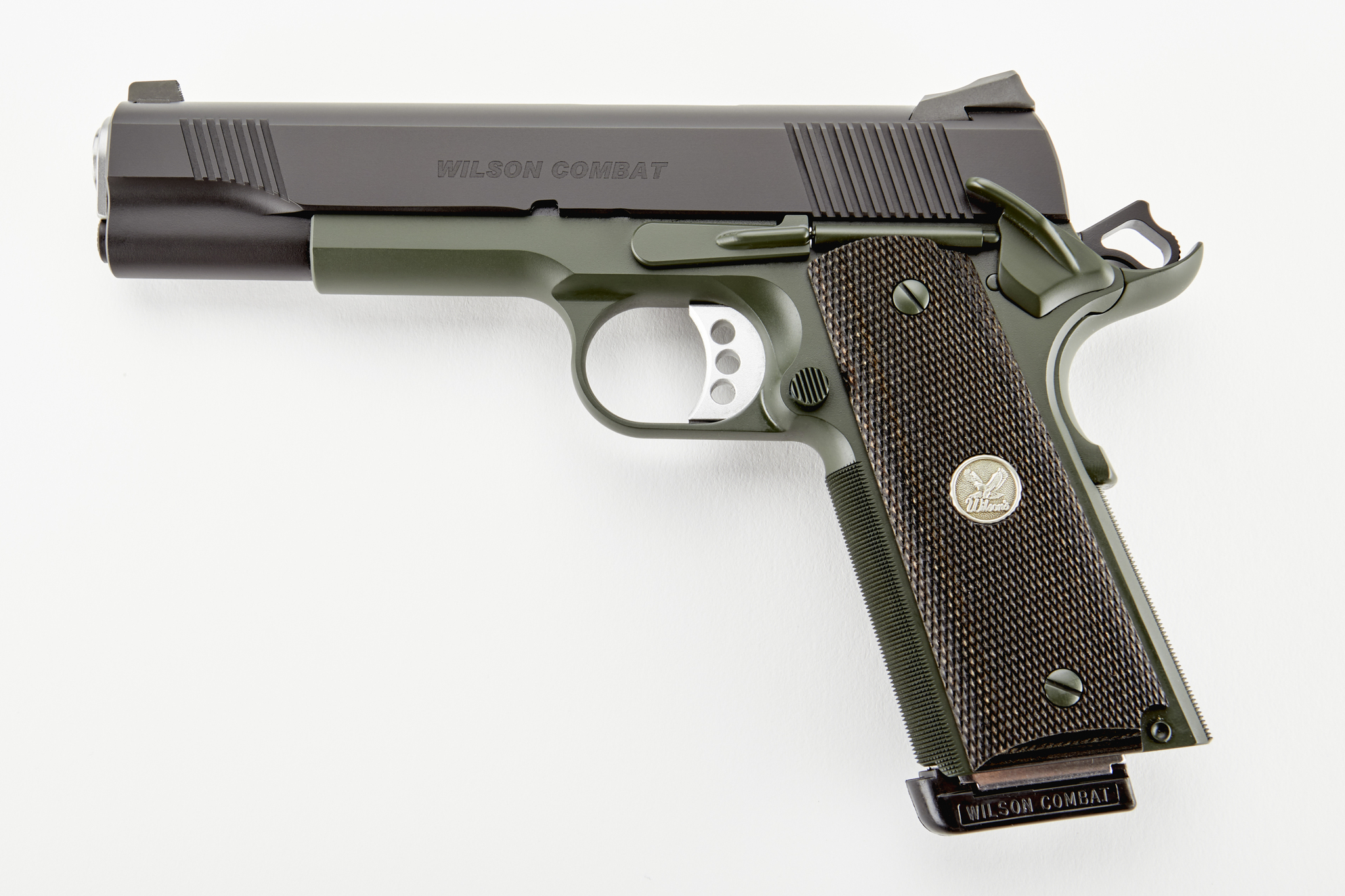 Wilson Combat CQB .45 ACP 5″ 8+1 Black/OG Green