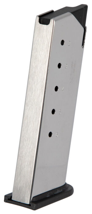 Springfield Armory XD-E 6-round stainless steel flush-fit magazine .45 ACP