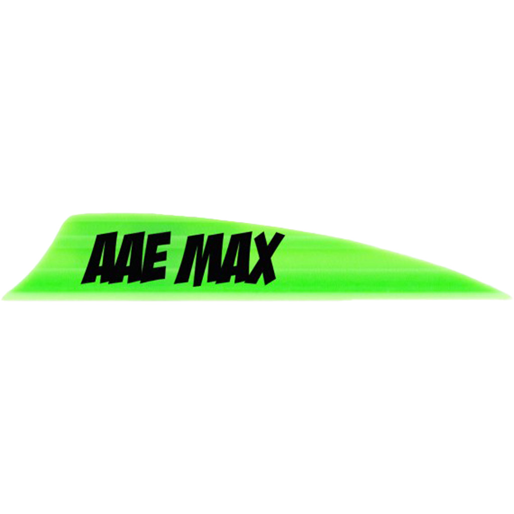 AAE Max 2.0 Shield Cut Vanes Bright Green 50 pk.