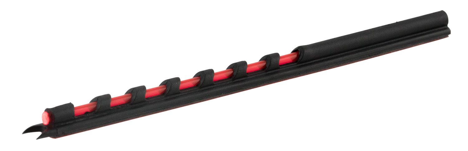 Truglo Glo-Dot Pro TG104R vent-rib fiber optic front sight, red bead, black CNC machined steel base