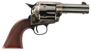 Taylors and Company Short Stroke Runnin Iron Deluxe .45 Long Colt revolver, 3.50 inch barrel, case-hardened frame, checkered