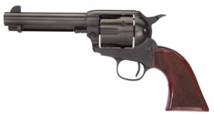 Taylors and Company Runnin' Iron Black Rock .45 Long Colt revolver 4.75 inch barrel checkered walnut grip