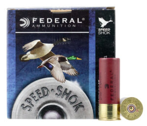 Box of Federal Speed-Shok 12 gauge 2.75 inch #3 steel shotshells
