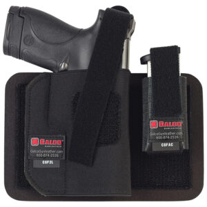 Galco CarrySafe 2.0 black nylon clip-on holster, right-hand, fits FN 509 Taurus G2C Glock 17 Gen1-5