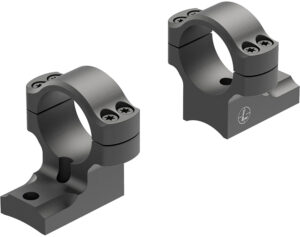 Leupold BackCountry 2-piece integral base and rings, 1 inch tube, medium height, matte black