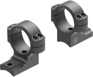 Leupold BackCountry 30mm 2-piece high ring mount for Savage 10/110, matte black