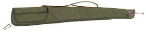 Bob Allen Tactical 52-inch green canvas shotgun case with quilted lining