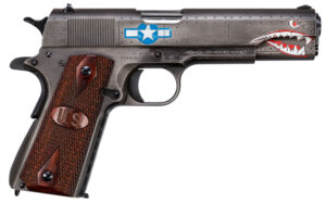 Auto-Ordnance Thompson 1911 Squadron Special Edition WW2 .45 ACP 5-inch checkered wood grip