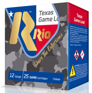 Rio Ammunition TG3675TX Texas Game Load 12 Gauge 2.75 inch 25-count box