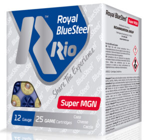 Rio Ammunition BlueSteel Royal RBSSM402 12 Gauge 3.50 inch 1 3/8 oz Steel Shot Size 2 Box
