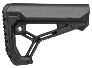 FAB Defense GL-CORE Mako AR-15/M4 skeleton-style stock in black with integrated cheek rest