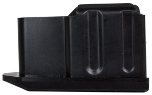 CZ 557 4-round steel detachable magazine with black finish and polymer floor plate