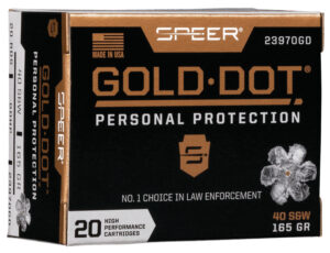 Speer Gold Dot .40 S&W 165 gr Jacketed Hollow Point 20rd box