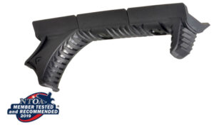 Strike Industries Link 3-piece hand stop kit, black polymer, KeyMod & M-Lok compatible