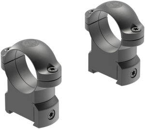 Leupold RM CZ 550 1in High Matte ringmounts, 1 inch tube, matte finish
