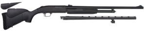 Mossberg 500 Flex Bantam Youth 20ga combo with 22in vent-rib and 24in rifled barrels