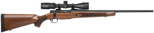 Mossberg Patriot 6.5 Creedmoor 22 in walnut stock with Vortex 3-9x40 scope