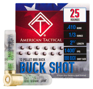 American Tactical ATI .410 BBB Buckshot 2.5 inch 25rd box