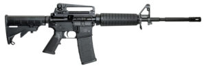 Smith & Wesson M&P15A 16-inch .223 Rem/5.56 NATO rifle in black with A2 flash hider