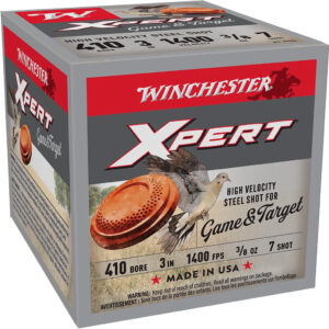 Winchester Xpert Steel Game & Target Load 410 ga. 3 in. 3/8 oz. 7 Shot Steel 25 rd.