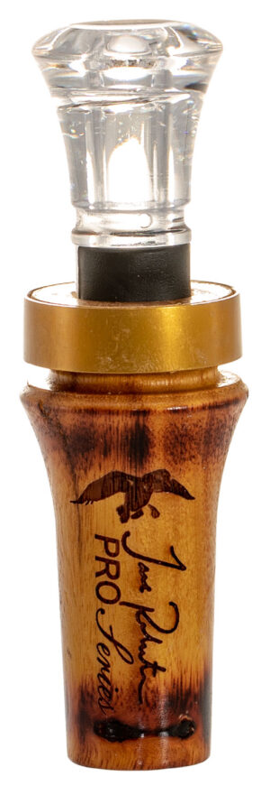 Duck Commander DCPROBH Pro Series Burnt Hedge brown wood double reed mallard hen duck call