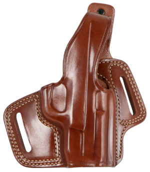 Galco FLETCH FL662 tan leather OWB belt-slide holster, right-hand, fits Springfield XD-S and Taurus G2s