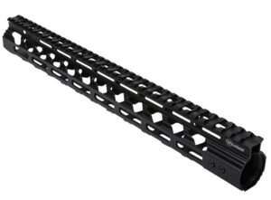 Firefield Verge 15in M-LOK handguard, anodized black, AR-15 compatible