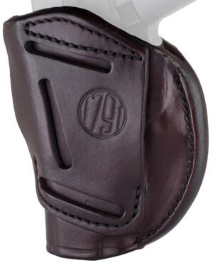 1791 Gunleather 4-Way Holster Signature Brown right hand fits 1911 3-4 inch barrel leather