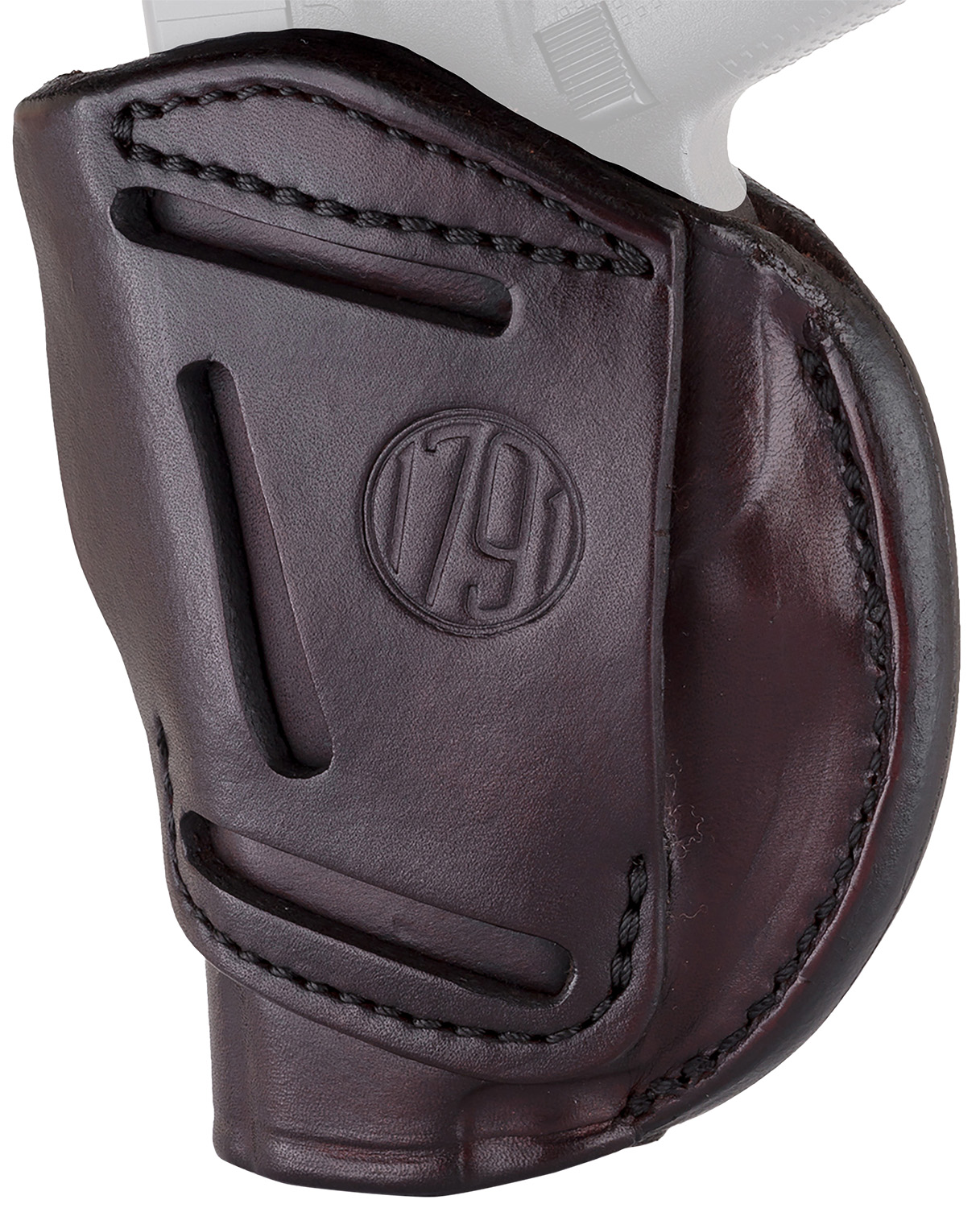 1791 Gunleather 4-Way Holster Signature Brown right hand fits 1911 3-4 inch barrel leather
